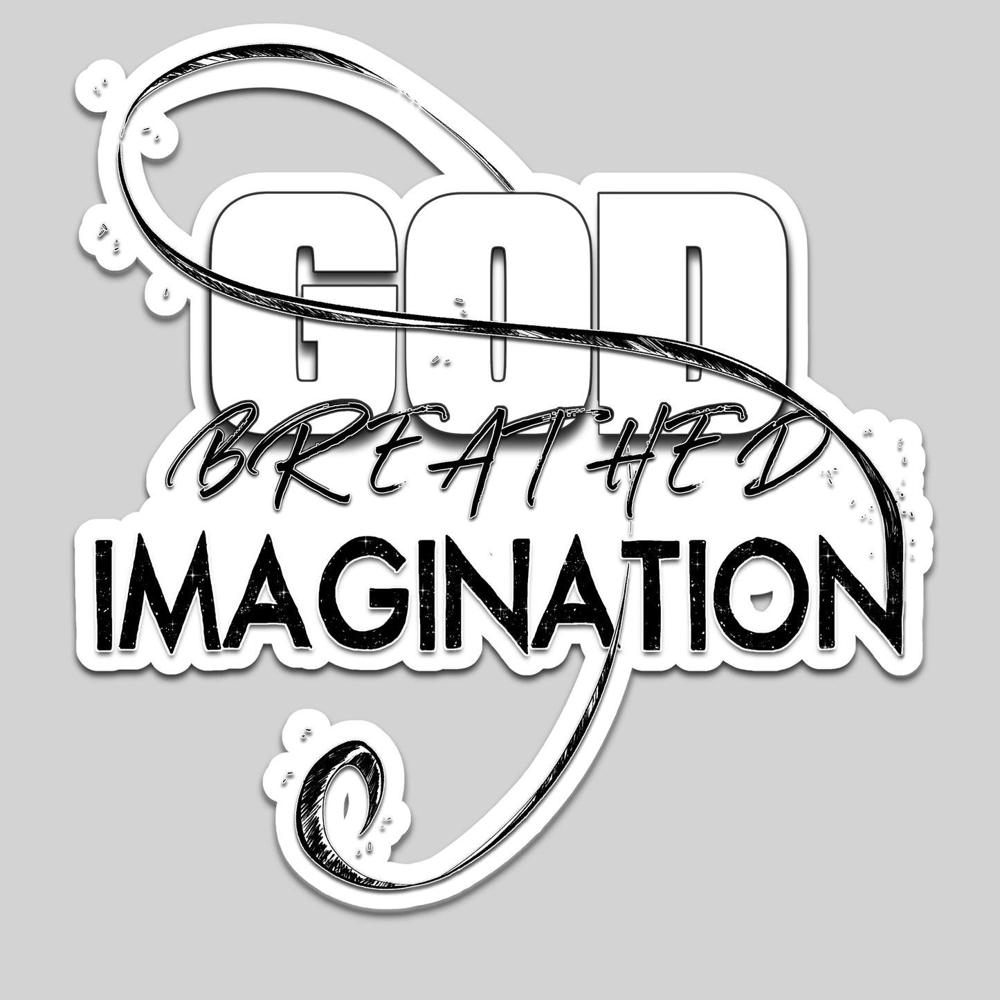 God Breathed Imagination | Sticker
