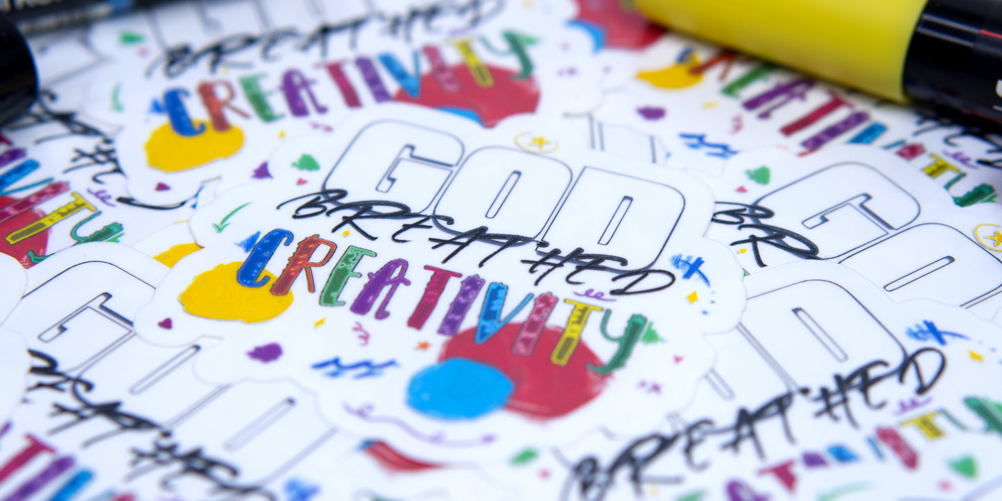 God Breathed Creativity | Sticker