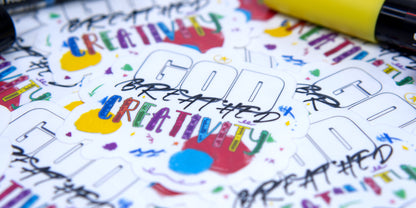 God Breathed Creativity | Sticker