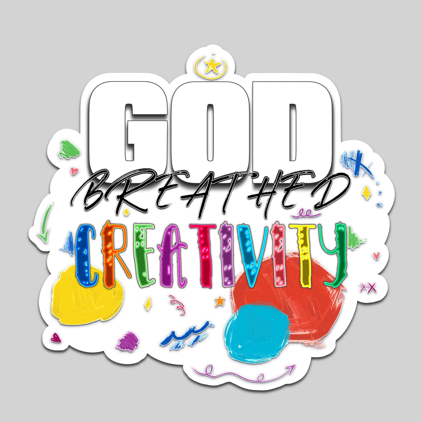 God Breathed Creativity | Sticker