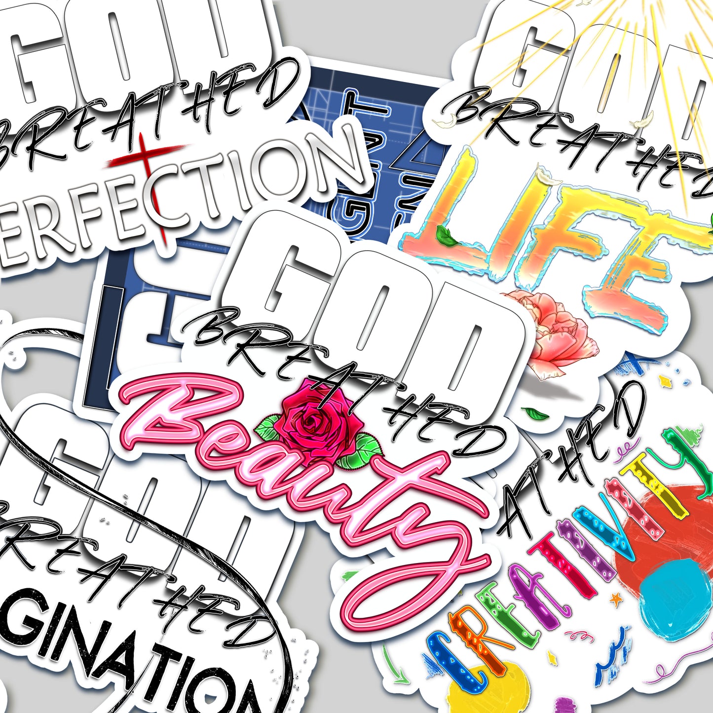 God Breathed Sticker Collection Bundle (6)