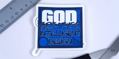 God Breathed Intelligent Design | Sticker
