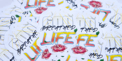 God Breathed Life | Sticker