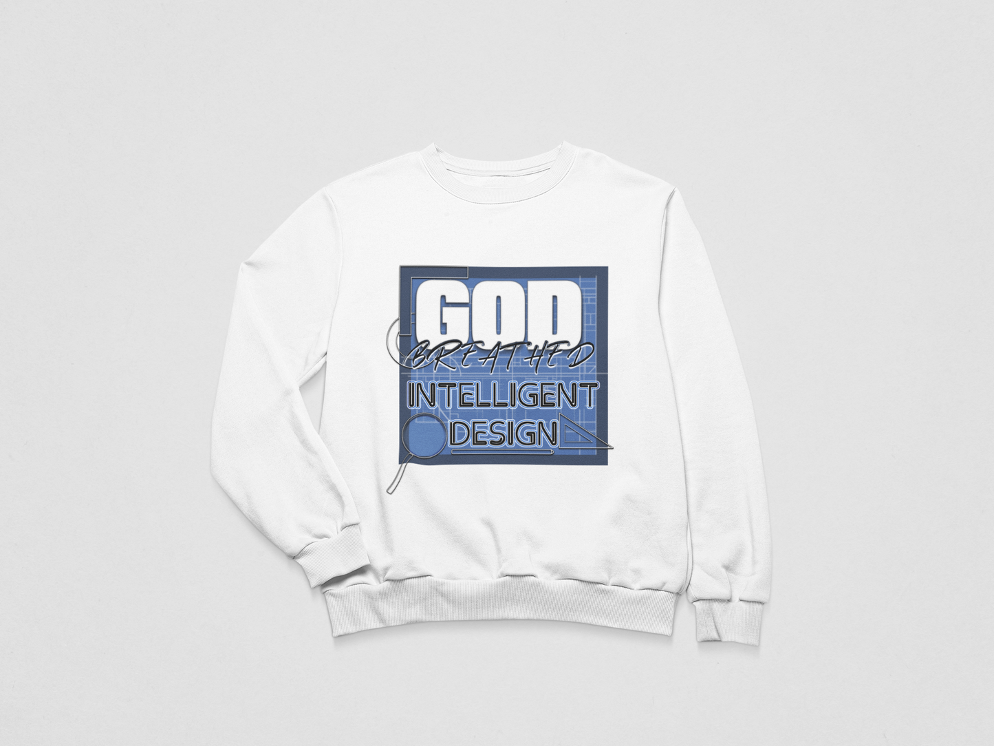 God Breathed Intelligent Design | Crewneck