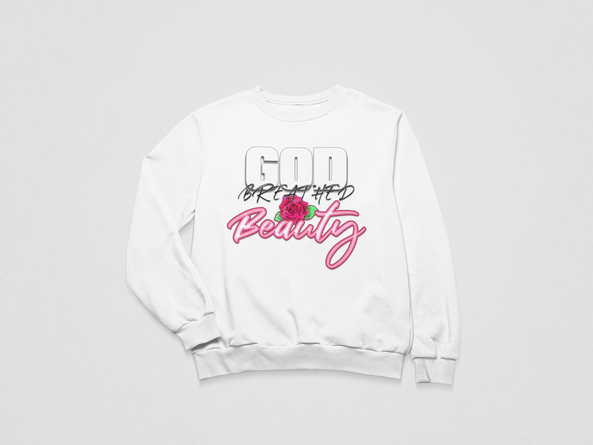 God Breathed Beauty | Crewneck – Creative Spirits