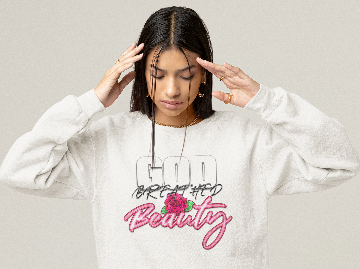 God Breathed Beauty | Crewneck